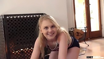 European Family'S Hardcore Encounter With Step-Sister Lily Rader In The Dark