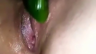 Toy Play With A Funky Solo Female