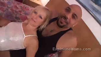 Blonde Milf Gets Fucked By A Big Black Penis